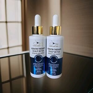 Lot of 2 Joyce Giraud Ultimate Hair Strength Keratin Therapy Scalp Detox 4 oz